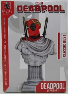 Busto clásico dañado Gentle Giant Marvel Deadpool Caesar escala 1:6 - Imagen 1 de 12