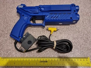 PLAYSTATION PS1 PS2 SEGA SATURN LIGHT GUN PISTOL BLASTER G-Con Nyko Super Cobra - Picture 1 of 2
