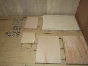 5er Set Sitzbretter,Hamstersitzbretter,Mäusesitzbretter aus Tischlerplatte Neu. - Bild 1 von 6