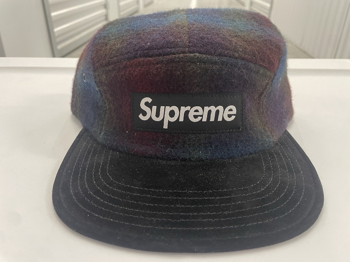 ▪️【SUPREME】WOOLRICH CAP Supreme Wool Camp Cap (FW24) - $58