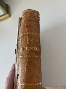 🔴 Libro LA GUERRA D'ORIENTE Costantino Mini Firenze antico 1854 - Imagen 1 de 11