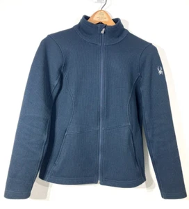 Spyder Endure Women’s Full Zip Waffle Knit Fleece Lined Jacket 162008 Sz M - Picture 1 of 5