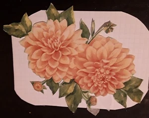 Serviettenmotiv Blume bereits zugeschnitten, Serviettentechnik, DIY, Karten - Bild 1 von 2