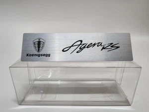 1/18 Koenigsegg REGERA, AGERA, JESKO Metal Plate for Autoart GT Spirit Frontiart - Picture 1 of 14