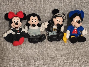 Disney's Mickey Mouse, Minnie Mouse Biker and saler Beanie Plush toys Pre-owned - Picture 1 of 11