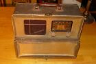 All-Original 1941 Truetone Model D-1081 AC/DC Portable Radio, Great Deco Style!