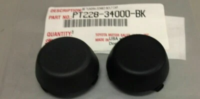 OEM 2000-2006 TOYOTA TUNDRA REAR BUMPER DOME CAPS SET OF 2 - Image 1 of 2