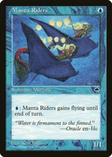 Magic MTG Tradingcard Tempest 1997 Manta Riders