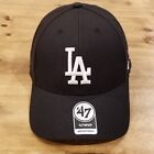Casquette chapeau Los Angeles Dodgers sangle dos shirell noir brodé sur mesure taille unique
