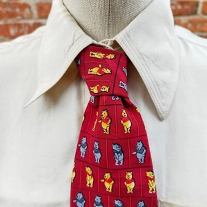 Corbata Disney Winnie The Pooh dibujos animados clásicos para hombre longitud 57,5 pulgadas ancho 3,9 pulgadas - Imagen 1 de 4
