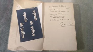 Le bras séculier justice et police Casamayor dédicacé à Jacques Bellon Ed Seuil - Imagen 1 de 2