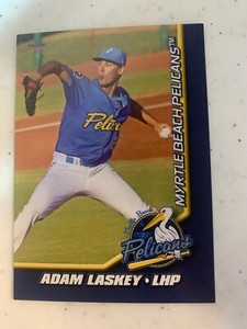 Adam Laskey 2021 Myrtle Beach Pelicans Team Card 