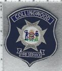 Collingwood Fire Service (Ontario, Canada) Silver Bullion Shoulder Patch