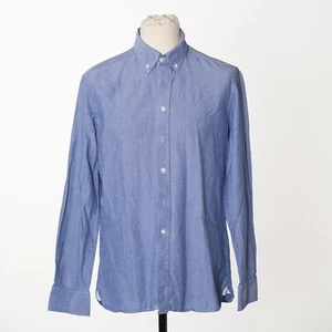 HACKETT Hemd Blau Freizeit Button Down Kragen Herren Größe L - Bild 1 von 5
