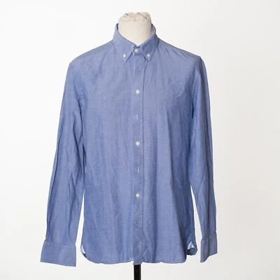 Camisa HACKETT Azul Informal Cuello Abotonado Para Hombre Talla L Foto 1 de 4