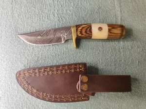 Damastmesser Jagdmesser Outdoormesser Messer - Bild 1 von 2