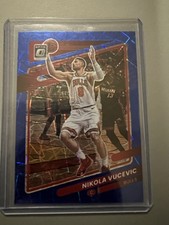 2021-22 Donruss Optic Blue Velocity #141 Nikola Vucevic CHICAGO BULLS