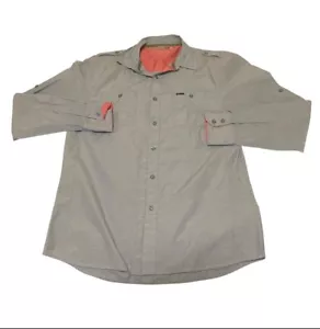 Sovereign Code Shirt Men Medium Sky Blue Button Up Casual Long Sleeve Outdoors - Picture 1 of 7