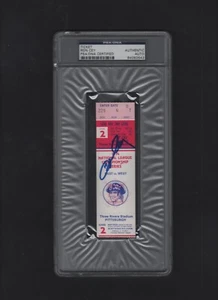 1974 NLCS DODGERS PLAYOFF TICKET STUB AUTO RON CEY PSA/DNA VS. PIRATES GAME 2 - Picture 1 of 2