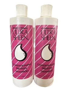 X2 Ultra Sheen Conditioning Protein Shampoo 16 Ounce Each Bottle New Old Stock - Picture 1 of 5