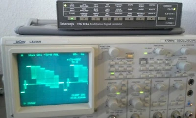 Generador de video Tektronix TSG131A PAL con sonido ¡FUNCIONA MUY BIEN! opt. 3 (Audio)  Foto 1 de 4