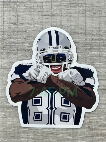 Dez Bryant #88 MAGNET - Dallas Cowboys Die cut Vinyl NFL Vector art Cover