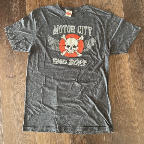 Homage Retro Style Shirt; Detroit Pistons MOTOR CITY BAD BOYS; Mens Large Cover
