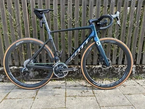Scott Addict RC Pro High End Rennrad Gr. L 56 in Team Blue/ Chrome - Bild 1 von 8