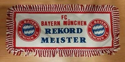 MARKENLOS Rückenaufnäher FC Bayern München REKORD MEISTER Fussball Fanartikel 41 x 15 cm