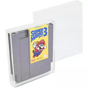 Acrylic Display Case for Nintendo Game Cartridges NES Premium UV Protection - Picture 1 of 5