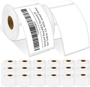 20 Rolls For DYMO (2-5/16" x 4") Shipping Labels,Strong Adhesive,Rollo & Zebra - Picture 1 of 19