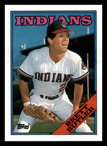 1988 Topps Brett Butler  Cleveland Indians #479 Centered Mint