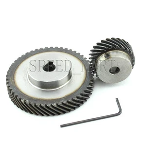 Módulo 1M50T-25T rueda espiral de metal 90° emparejamiento biselado conjunto de engranajes relación 2:1 - Imagen 1 de 4