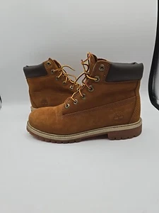 Timberland Premium 6 Inch Waterproof Boots Color Rust Nubuck Size 7 - Picture 1 of 22