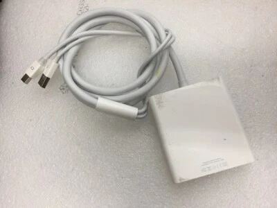 Genuine OEM Apple A1306 White Mini Display Port to Dual-link DVI Adapter - USED - Image 1 of 3