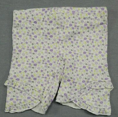 Baby Girl Preemie Nwot Babies R Us Purple Floral Ruffle Leggings/Pants - Image 1 of 2