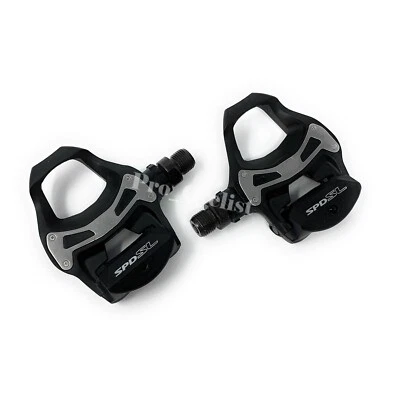 Shimano PD-R550L SPD-SL Road Bike Bike Pedals Clipless SM-SH11 cleats New In Box - Image 1 of 4
