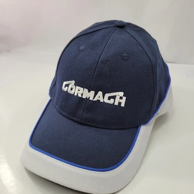 Вышитая мужская бейсбольная кепка Cormach с крючком и петлей темно-синяя - Изображение 1 из 4