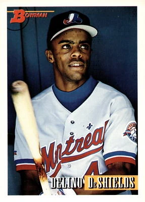 1993 Bowman #424 Delino DeShields - Image 1 of 2