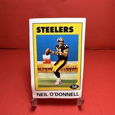 1992 Diamond NFL Superstars Stickers Neil O'Donnell #58 VG