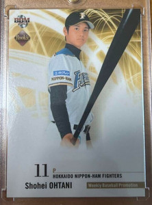 2013 Shohei Ohtani BBM Rookie RC Edition PROMO Card Nippon Ham Batting #WB2
