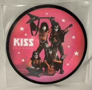 45 KISS Rock Nights (7" PICTURE Vinyl, UK IMPORT) NEW MINT - Picture 1 of 2