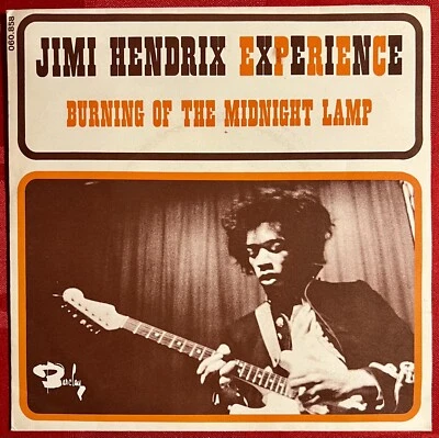 Jimi Hendrix Burning Of The Midnight Lamp/The Stars That Play France Barclay 45 - Image 1 of 4