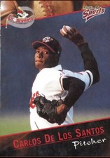 2001 Williamsport Crosscutters CARLOS DE LOS SANTOS PIRATES MULTI AD SPORTS