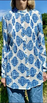 Túnica estampada azul NANETTE NANETTE LEPORE Foto 1 de 4