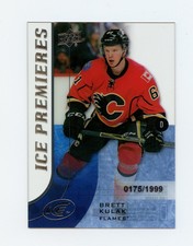15/16 UPPER DECK ICE ROOKIE RC #119 BRETT KULAK /1999 FLAMES *19365
