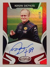 2018 Panini Certified Racing Signatures #CS-MS Morgan Shepherd Red Auto #40/75