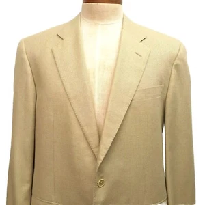 Brooks Brothers 46 44 Long ISAIA Cashmere Silk Blazer Country Club Sport Jacket - Picture 1 of 11