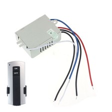 220V Inalámbrico 1 salida Luz Mando A Distancia Interruptor ON/APAGADO