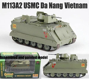 EE. UU. M113 A2 tanque de transporte blindado USMC Da Nang Vietnam 1:72 sin fundición a presión modelo fácil - Imagen 1 de 5